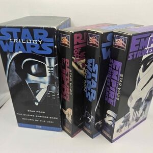 Star Wars Trilogy VHS Box Set - Black and Purple